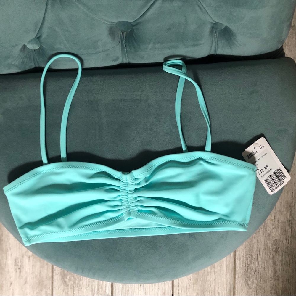 Aqua Blue Bathing Suit Top